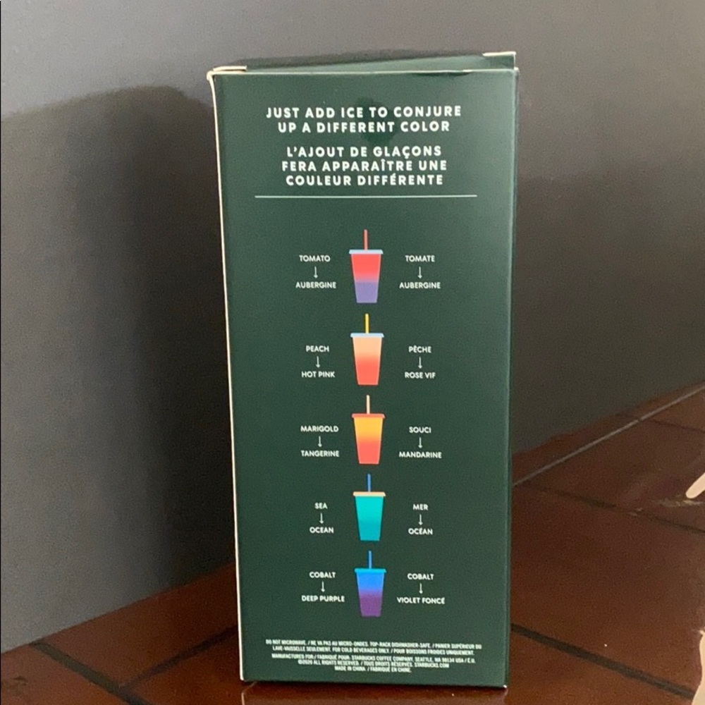 Starbucks Color Changing Reusable Cold Cups - Picture 2 of 2